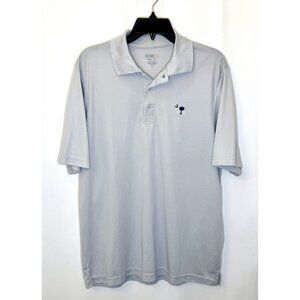 Core365 Grey Polo Embroidered With South Carolina Palmetto Tree MenSize Medium